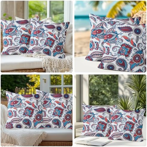 Polyaround Waterproof Outdoor Throw Pillow Pack of 2