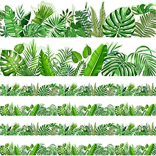 Boho Greenery Border Trim 39 ft Wall Decor