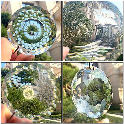 HDCRYSTALGIFTS Hanging Crystal Suncatcher 75MM